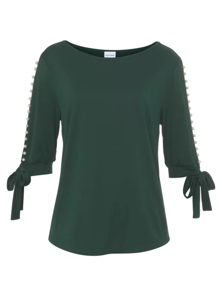LASCANA Tricou închis verde
