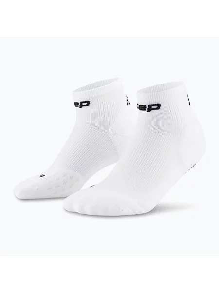 Kompresní ponožky CEP Run Low Cut white bílé