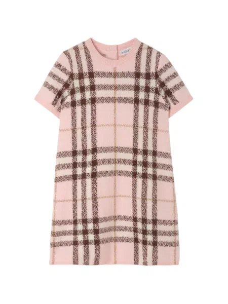 Suknele Burberry rožinė