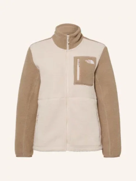 Fleecová mikina The North Face Yumiori Full timeless taupe béžová