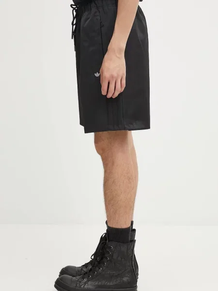 Σορτς adidas Originals Satin Short μαύρο