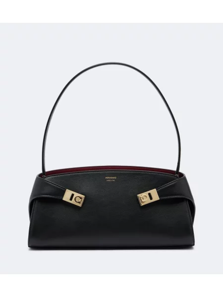 Geantă Ferragamo din piele negru