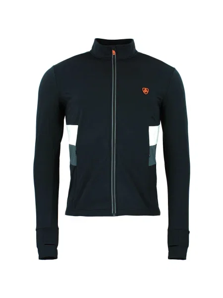 Tricou mânecă lungă Peak Mountain negru