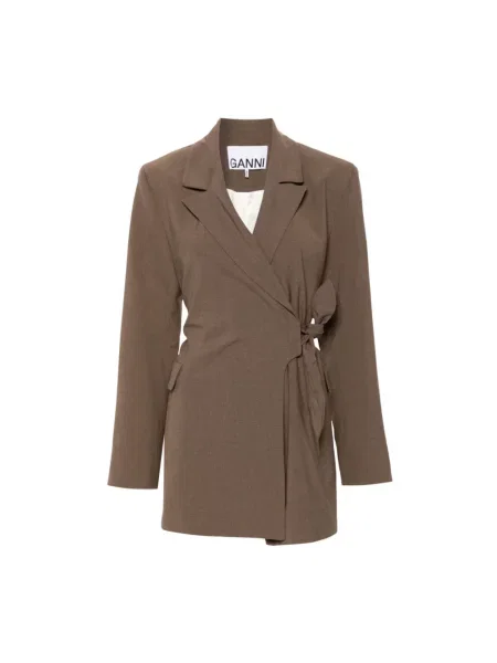 Marynarka Ganni brązowa