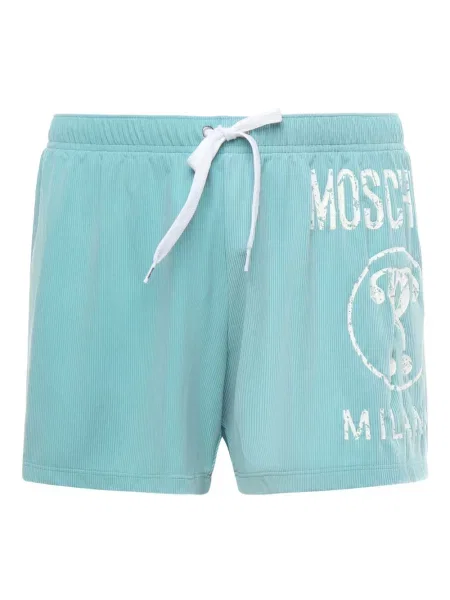 Slip de baie Moschino cu imagine albastru