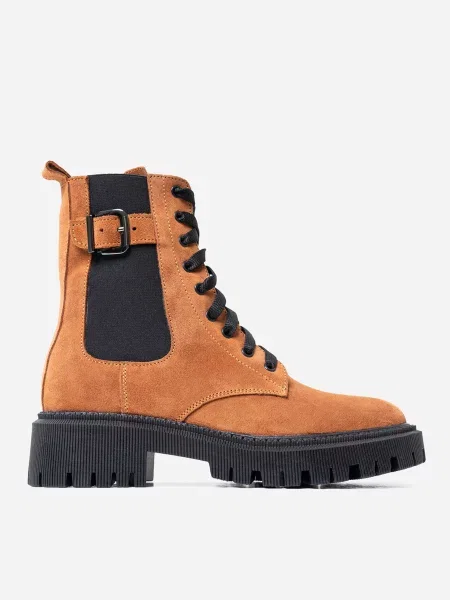 ISSA Plus Черевики Байка коричневий