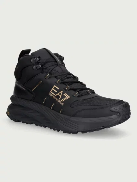 Emporio Armani ghete de drumeție pentru bărbați negru