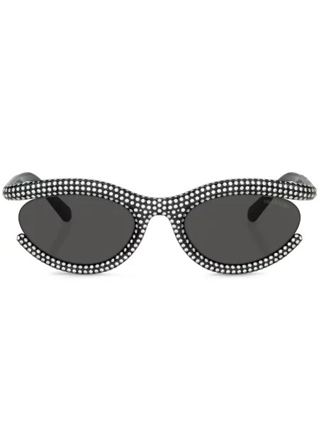 Ochelari de soare Swarovski de cristal negru