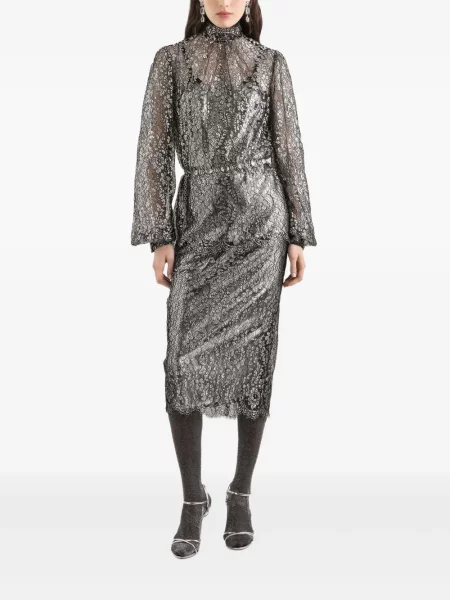 Μπλούζα Dolce & Gabbana με δαντέλα μαύρο
