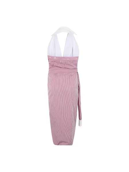 Sukienka midi Moschino różowa