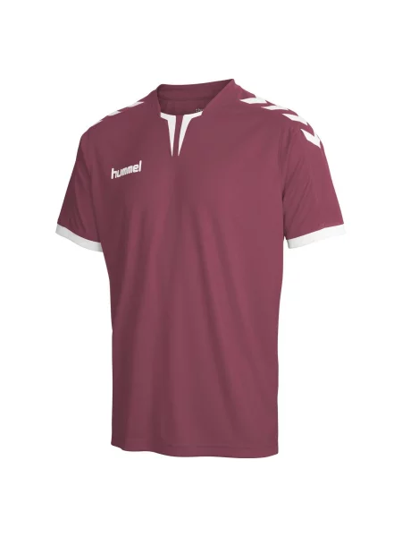 Koszulka sportowa HUMMEL core SS poly bordowa czerwona