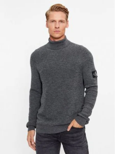 Pulover Calvin Klein Jeans gri