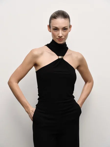 RÆRE by Lorena Rae Top Rumi' negru