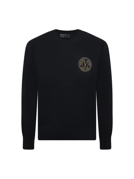 Sweter Versace Jeans Couture czarny