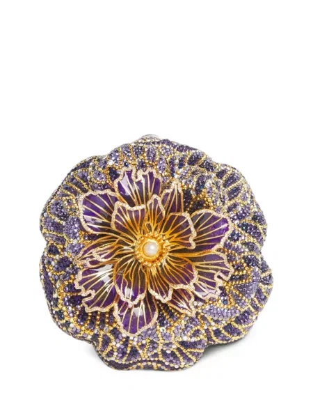 Geantă shopper Judith Leiber violet