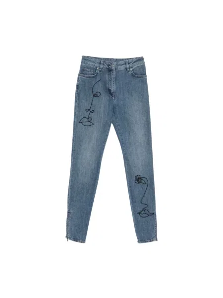 Jeansy Moschino niebieskie