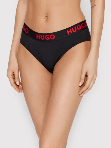 Hugo Klasszikus alsó Sporty Logo fekete