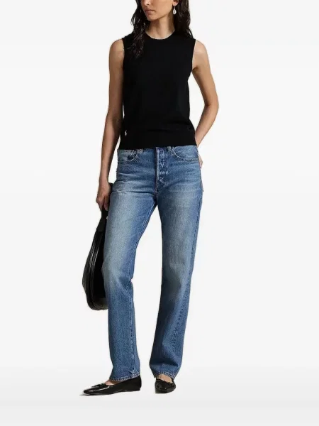 Șapcă Polo Ralph Lauren în carouri din țesătură twill cu imagine alb