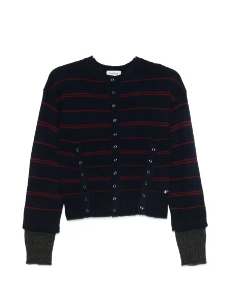 Cardigan Damson Madder de lână albastru