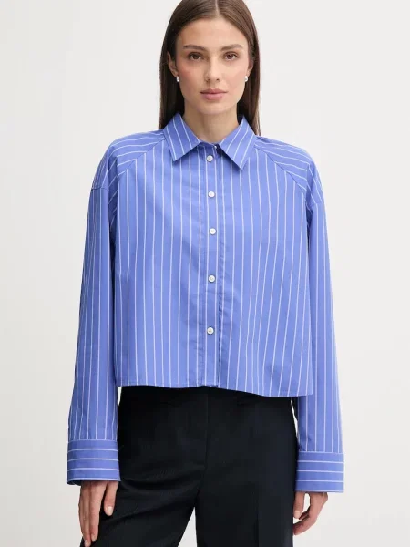 Calvin Klein Jeans košile fialová