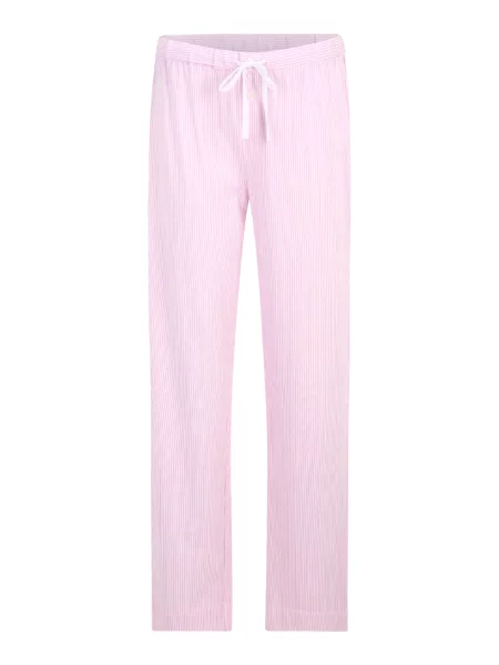 Lauren Ralph Lauren Pantaloni de pijama roz alb