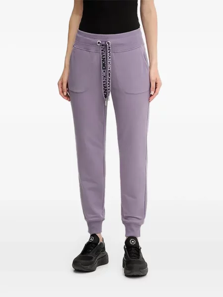 Pantaloni Dkny cu cordon violet