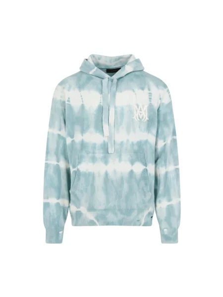 Tie dye bluza z kapturem Amiri z kaszmiru wiązana