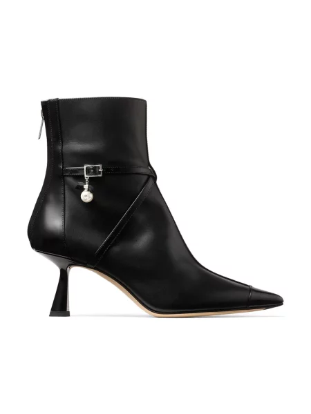 Botki Jimmy Choo skórzane czarne