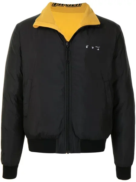 Reversibil geacă cu puf Off-white alb