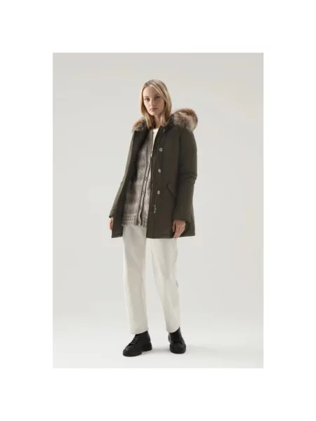 Parka Woolrich zielona