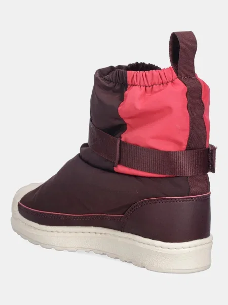 Adidas Originals gyerek téli csizma SUPERSTAR WTR BOOT borvörös