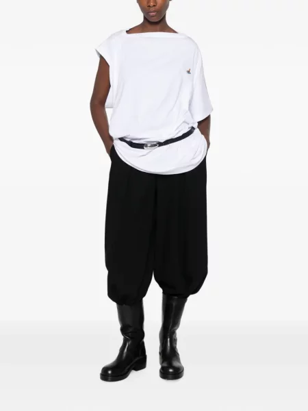 Tricou Vivienne Westwood drapate alb
