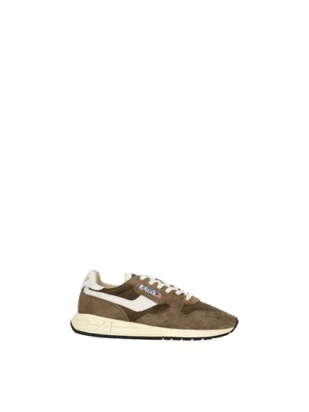 Sneakersy Autry brązowe