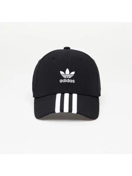 Шапка с козирка adidas Originals 0 черно с апликация бяло