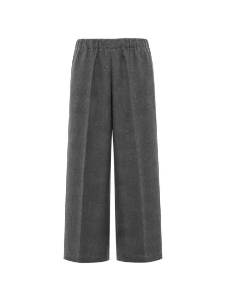 Pantaloni Fabiana Filippi de flanelă gri
