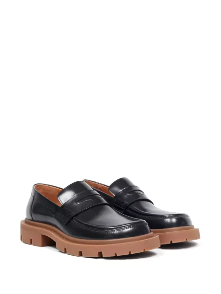 Iš natūralios odos loaferiai Maison Margiela juoda