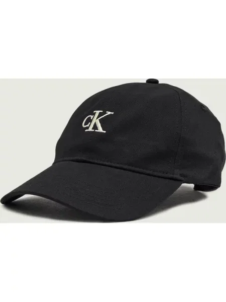 Capac Calvin Klein Monogram Embroidery Cap Black Universal negru