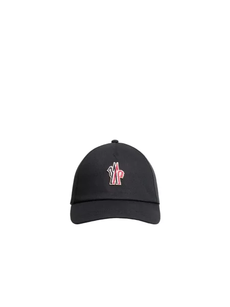 Czapka z daszkiem Moncler czarna