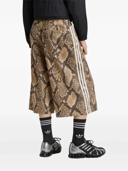Sneakerși Adidas Superstar cu imagine cu model piele de șarpe galben