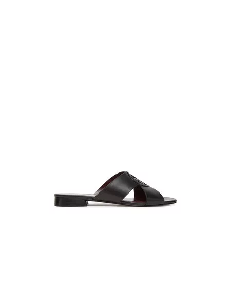 Pantofle Tory Burch černé