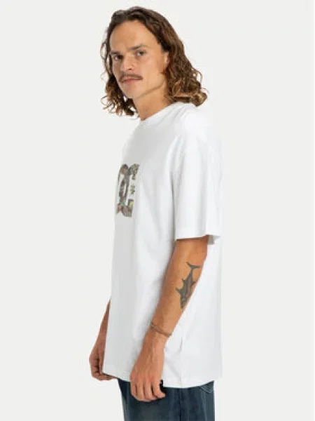 DC Shoes Marškinėliai Star Filled balta