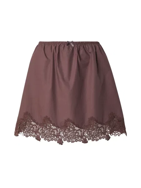 TOPSHOP Fustă LANI ciocolatiu