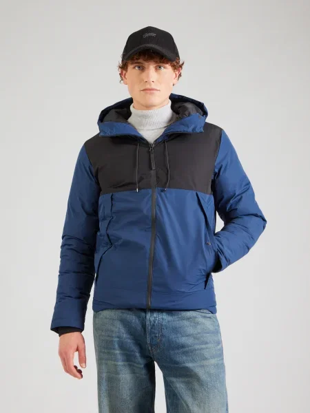 JACK & JONES Prechodná bunda JCOUnion tmavomodrá čierna