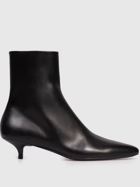 Шкіряні ботильйони Longiforma Marsell чорні