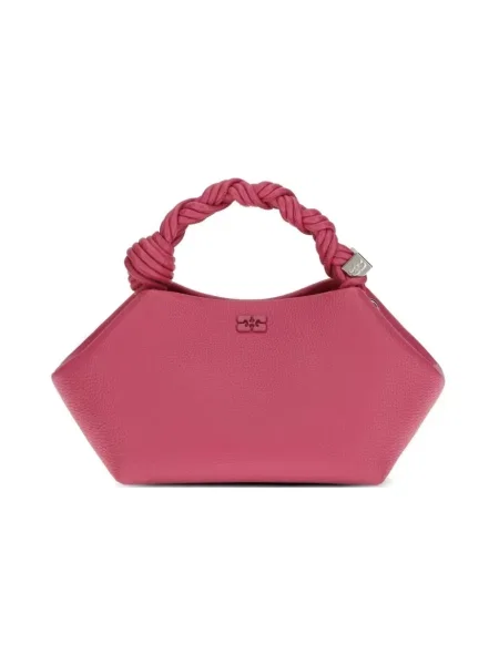 GANNI Bou Small torebka crossbody z imitacji skóry różowa