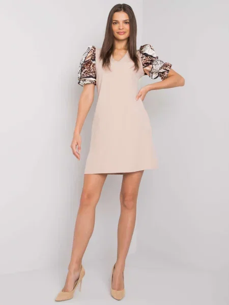 Rochie Factory Price de costum bej