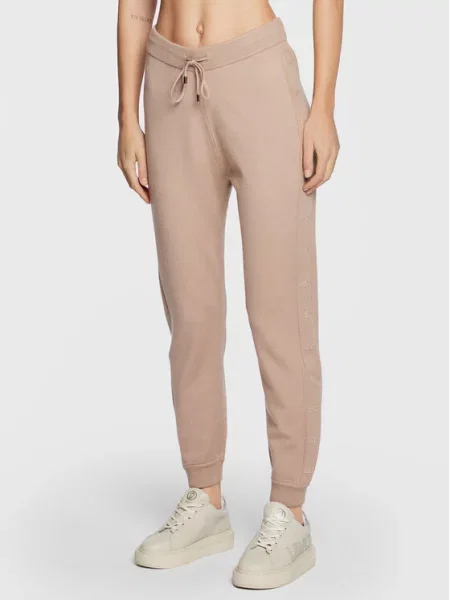 Pletene hlače Liu Jo bež