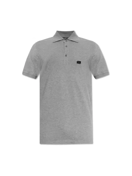 Koszulka polo Dolce And Gabbana szara