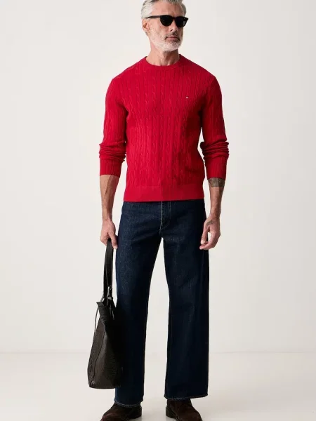 Tommy Hilfiger Pulover roșu
