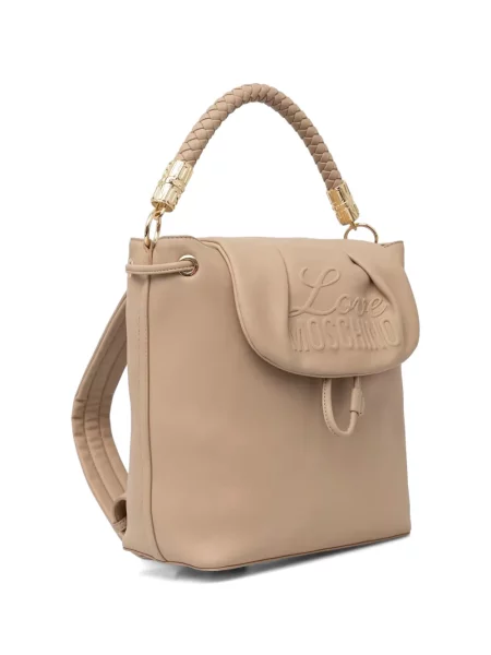 Rucsac Love Moschino țesut cu autograf